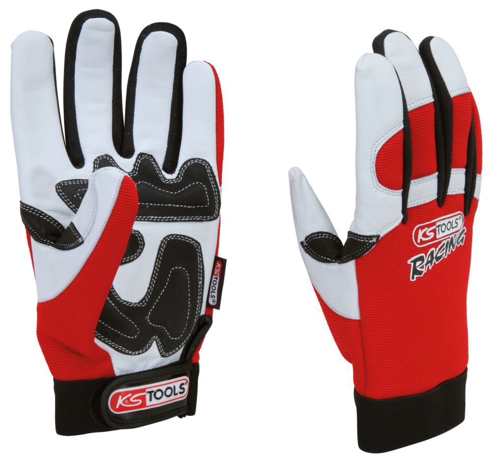 Produktbild KS Tools Leder-Mechaniker-Handschuh, Vibrationsgedämmt, 11 bild 8