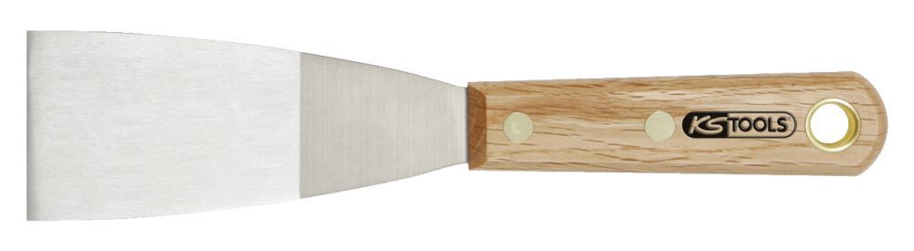 Produktbild KS Tools EDELSTAHL Spachtel, 50mm, mit Holzgriff