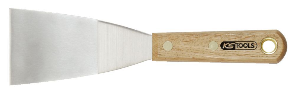 Produktbild KS Tools EDELSTAHL Spachtel, 63mm, mit Holzgriff