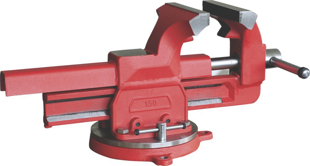 Produktbild KS Tools Schraubstock mit Rundteller 167 mm