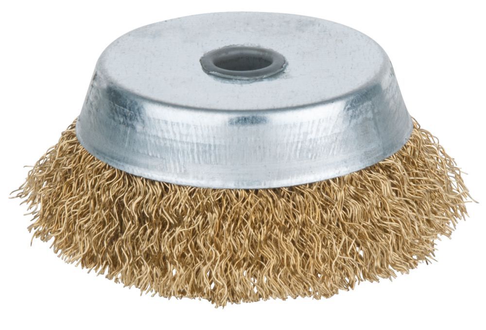 Produktbild KS Tools BRONZEplus Topfbürste Zinnbronzedraht gewellt Durchmesser 85 mm