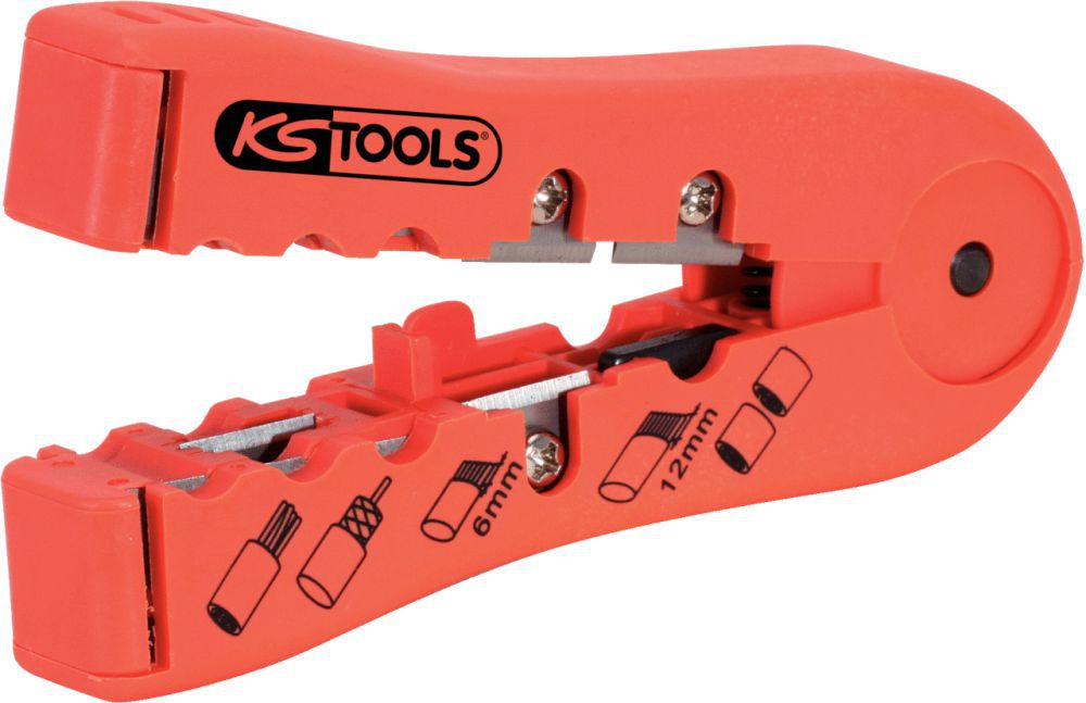 Produktbild KS TOOLS Abisolierwerkzeug für Datenkabel 2,5-12mm