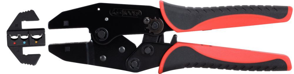 Produktbild KS TOOLS Crimpzange 220mm für isolierte Kabelschuhe