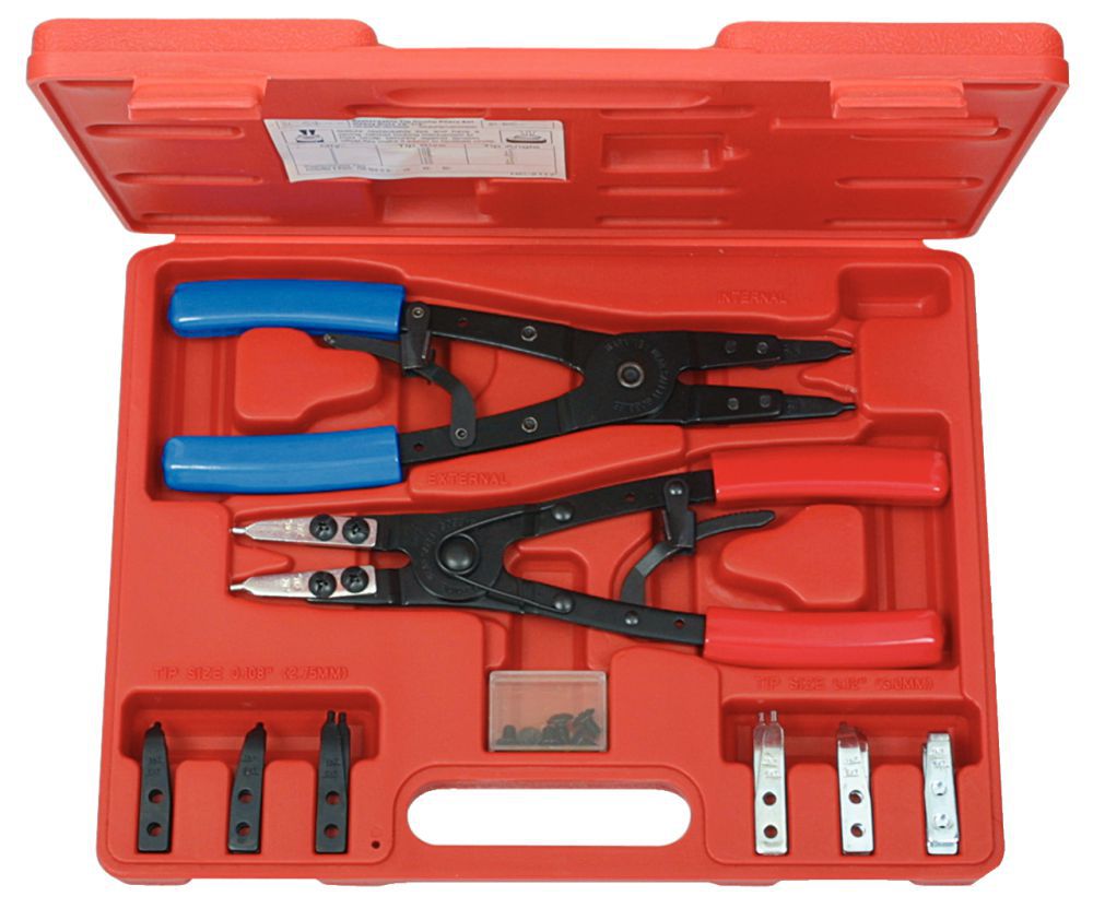 Produktbild KS Tools Sicherungszangen Satz mit Ratschenfunktion 20 tlg.