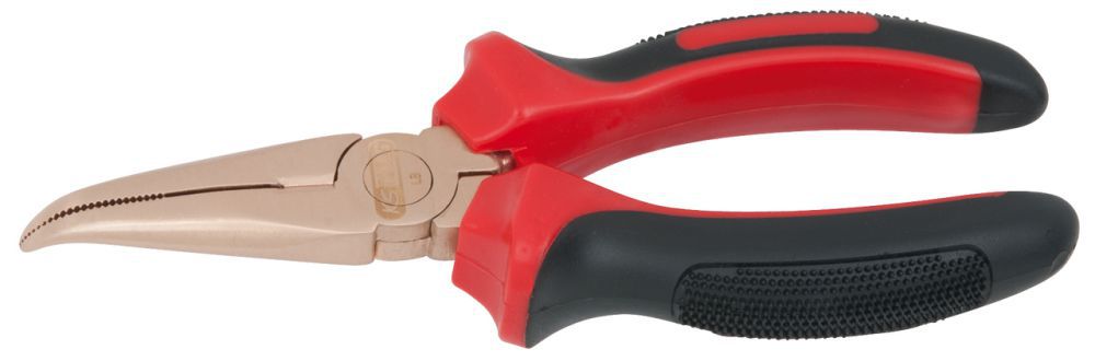 Produktbild KS Tools BERYLLIUMplus Telefonzange gewinkelt 180 mm