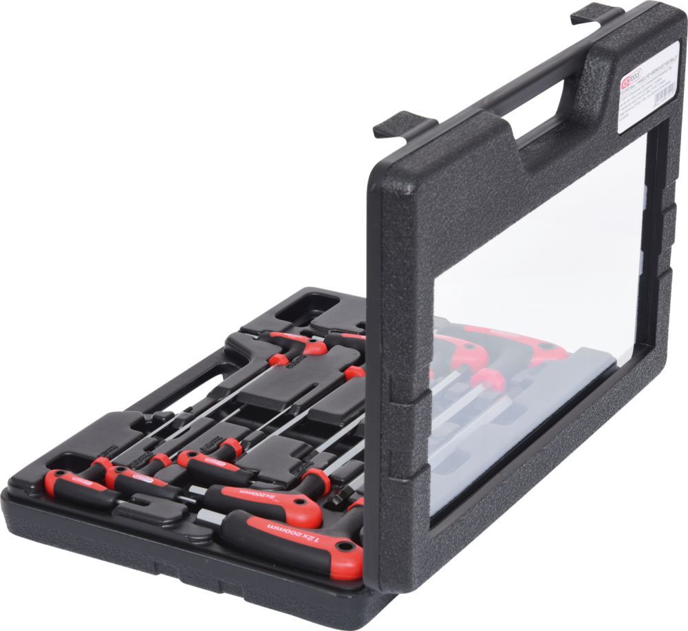 Produktbild KS Tools ERGOTORQUEplus T Griff Innensechskant Kugelkopf Schlüssel Satz 9 Teile bild 2