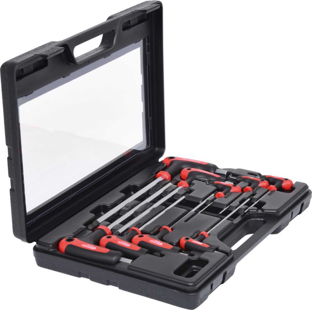 Produktbild KS Tools ERGOTORQUEplus T Griff Innensechskant Kugelkopf Schlüssel Satz 9 Teile bild 4