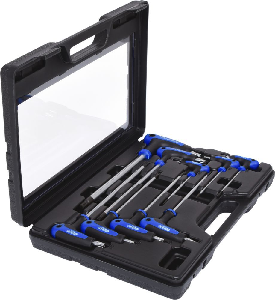 Produktbild KS Tools ERGOTORQUEplus T Griff Schlüssel Satz Torx mit Bohrung 9 Teile bild 4