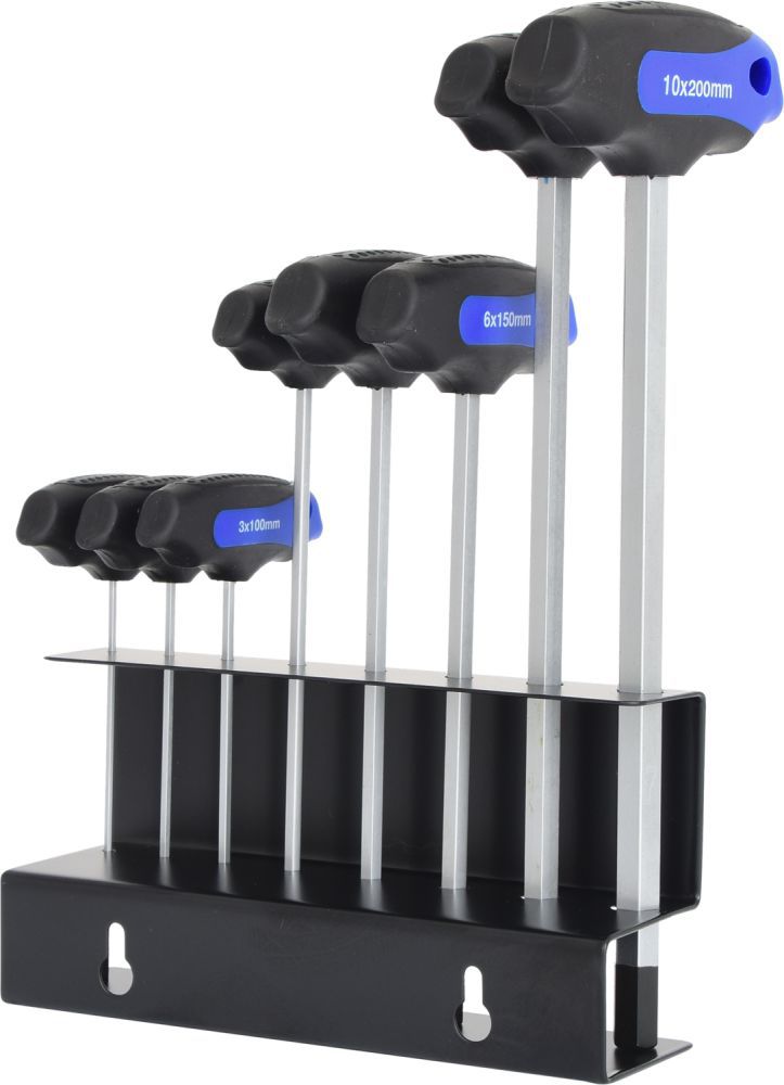 Produktbild KS Tools ERGOTORQUEplus T Griff Innensechskant Schlüssel Satz 8 Teile bild 3