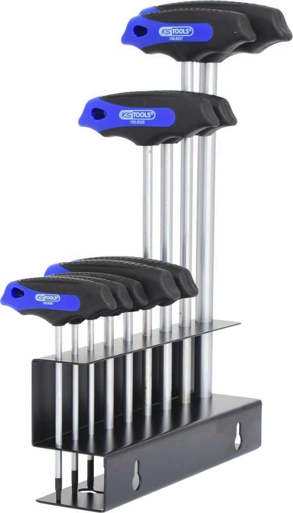 Produktbild KS Tools ERGOTORQUEplus T Griff Torx Winkelstiftschlüssel Satz 9 Teile bild 2
