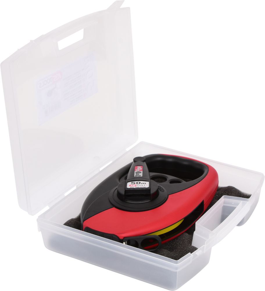 Produktbild KS Tools Rahmenbandmaß mit gelbem Stahlband Kunststoffgehäuse 50m bild 4