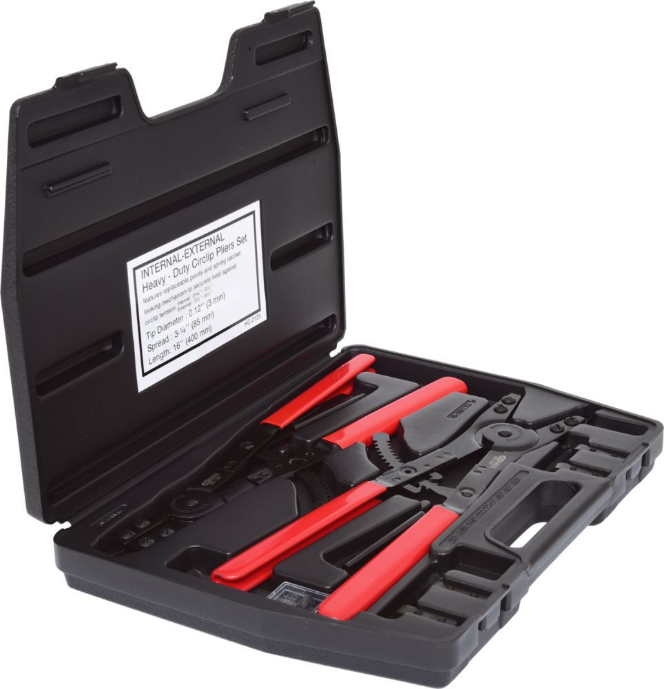 Produktbild KS Tools Sicherungszangen Satz mit Ratschenfunktion 14 tlg. bild 4