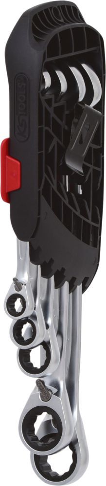 Produktbild KS Tools GEARplus Ratschenringmaulschlüssel Satz abgewinkelt 5-teilig 8 - 19 mm bild 2