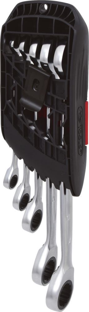 Produktbild KS Tools GEARplus Ratschenringmaulschlüssel Satz abgewinkelt 5-teilig 8 - 19 mm bild 4