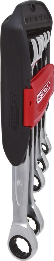 Produktbild KS Tools GEARplus Ratschenringmaulschlüssel Satz abgewinkelt 5-teilig 8 - 19 mm bild 5