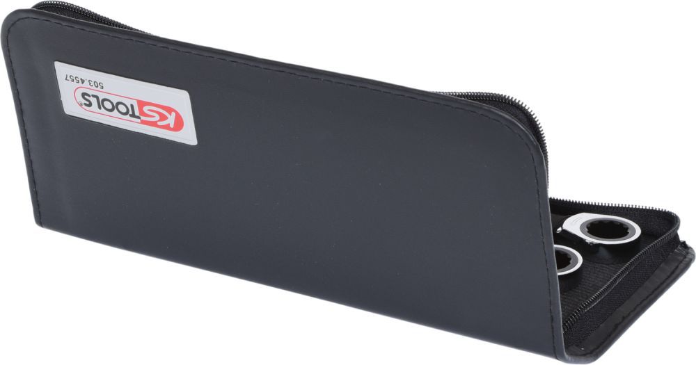 Produktbild KS Tools GEAR plus Doppel Ratschenringschlüssel Satz 6 teilig Lederetui bild 3