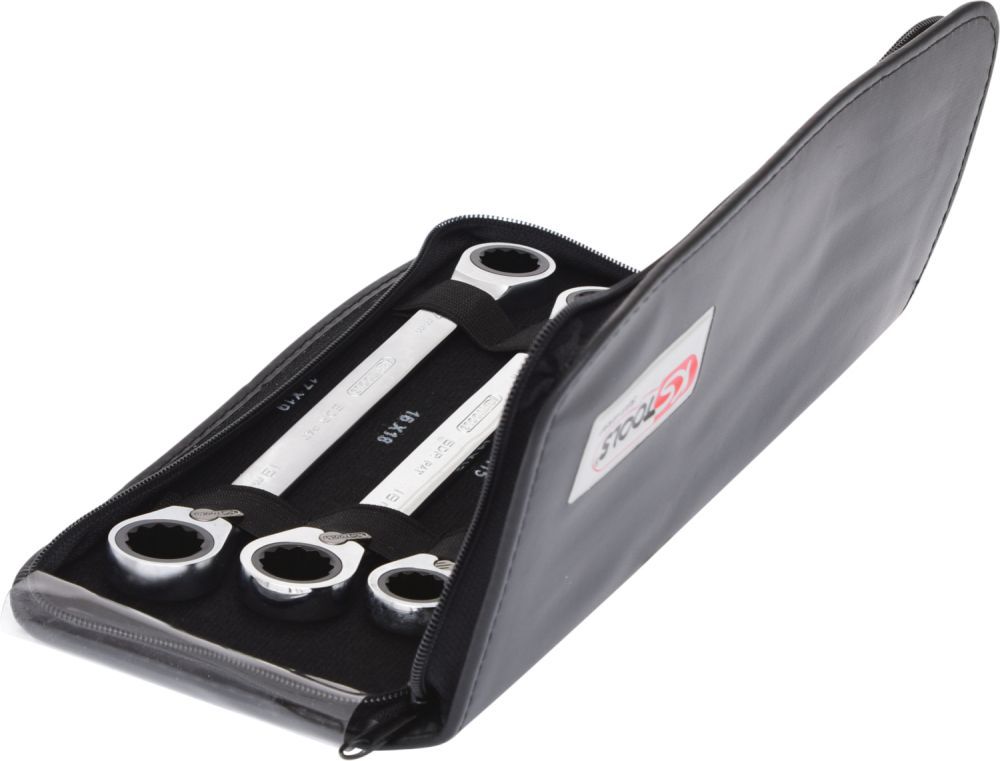 Produktbild KS Tools GEARplus Doppel Ratschenringschlüssel Satz umschaltbar 6 teilig bild 2