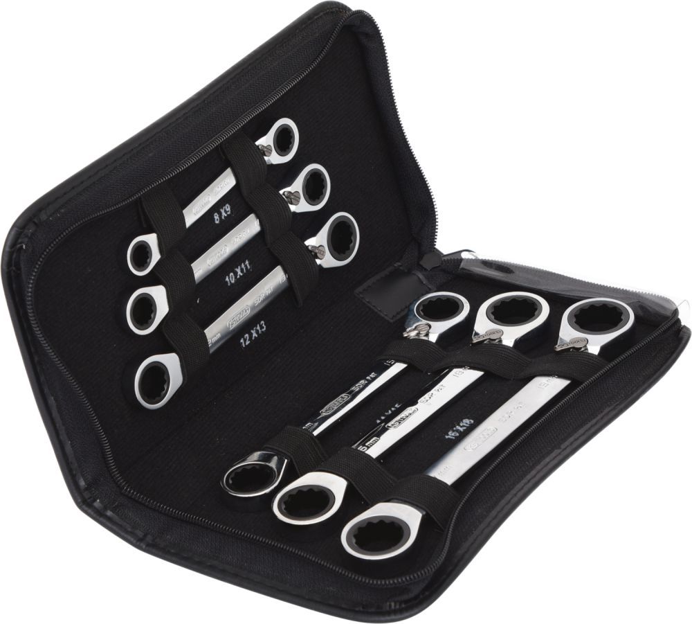 Produktbild KS Tools GEARplus Doppel Ratschenringschlüssel Satz umschaltbar 6 teilig bild 4