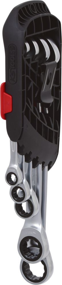 Produktbild KS Tools GEARplus Ratschenringmaulschlüssel Satz umschaltbar 5-teilig 8 - 19 mm bild 2