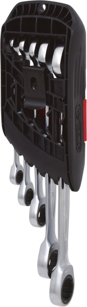 Produktbild KS Tools GEARplus Ratschenringmaulschlüssel Satz umschaltbar 5-teilig 8 - 19 mm bild 3