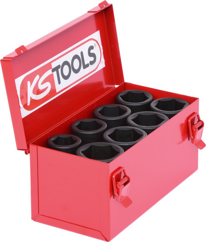 Produktbild KS Tools 3/4" Sechskant-Kraft-Stecknuss-Satz, 8-tlg. lang bild 4