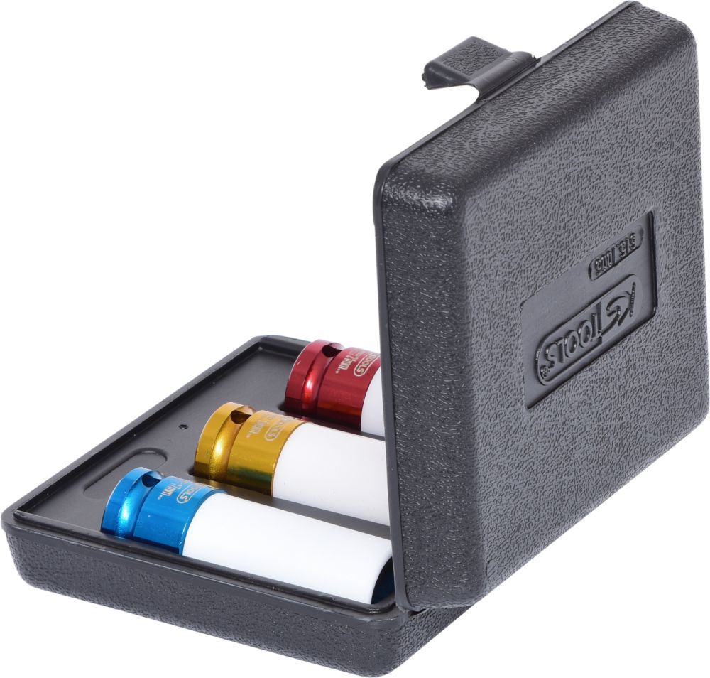 Produktbild KS Tools 1/2" Alu-Felgen Kraft-Stecknuss-Satz, 3-tlg. bild 2