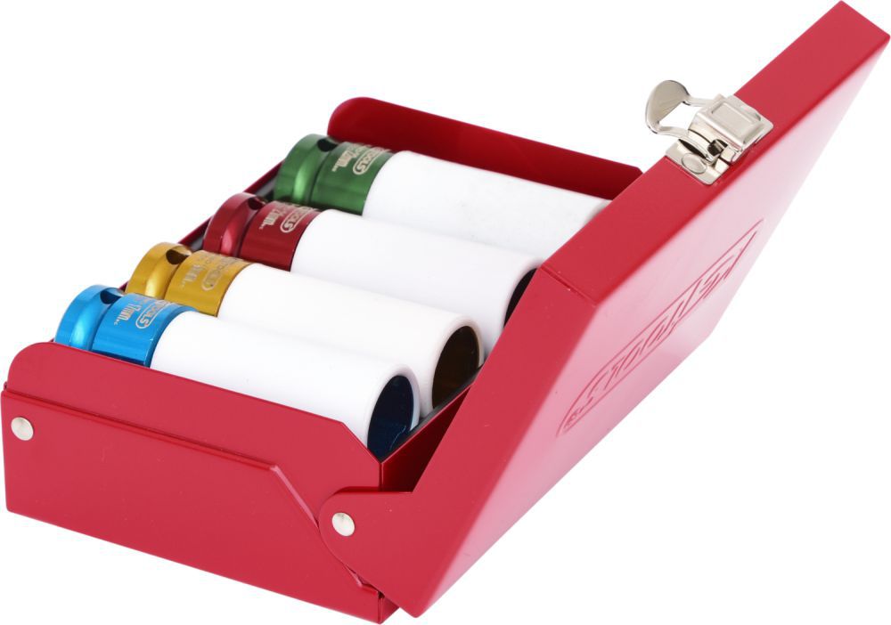 Produktbild KS Tools 1/2" Alu-Felgen Kraft-Stecknuss-Satz, 4-tlg. bild 2