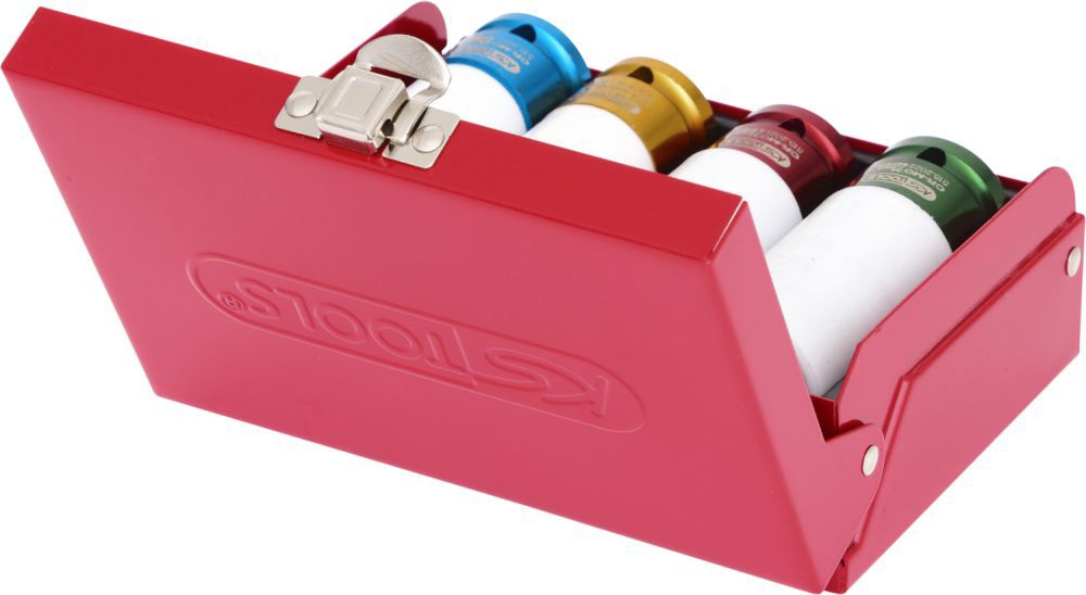 Produktbild KS Tools 1/2" Alu-Felgen Kraft-Stecknuss-Satz, 4-tlg. bild 3