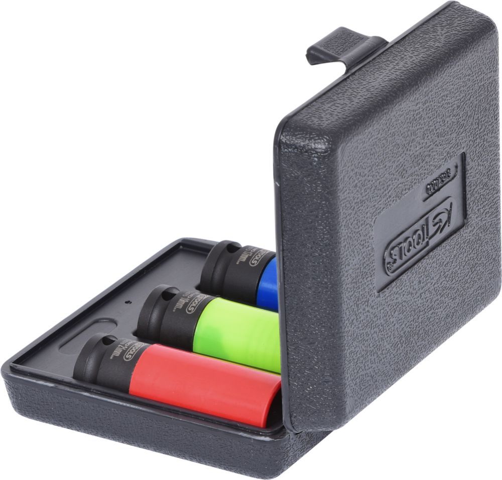 Produktbild KS Tools 1/2" Alu-Felgen Kraft-Stecknuss-Satz robust, 3-tlg. bild 2