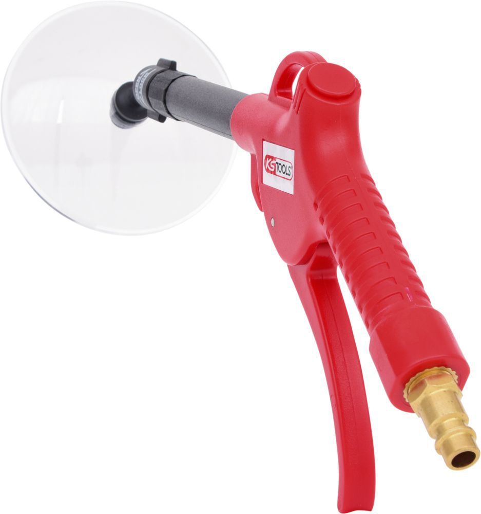 Produktbild KS Tools Teleskop-Druckluft-Ausblaspistole 90-190mm mit Schutzschild bild 2
