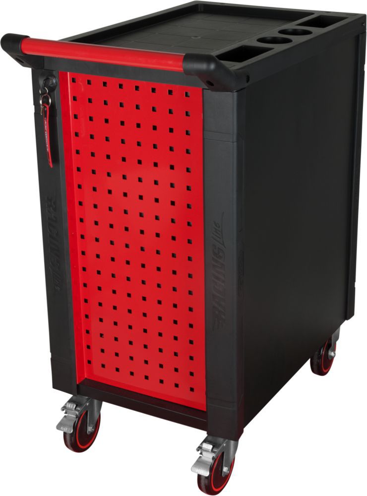 Produktbild KS TOOLS RACINGline SCHWARZ/ROT Werkstattwagen mit 7 Schubladen bild 2