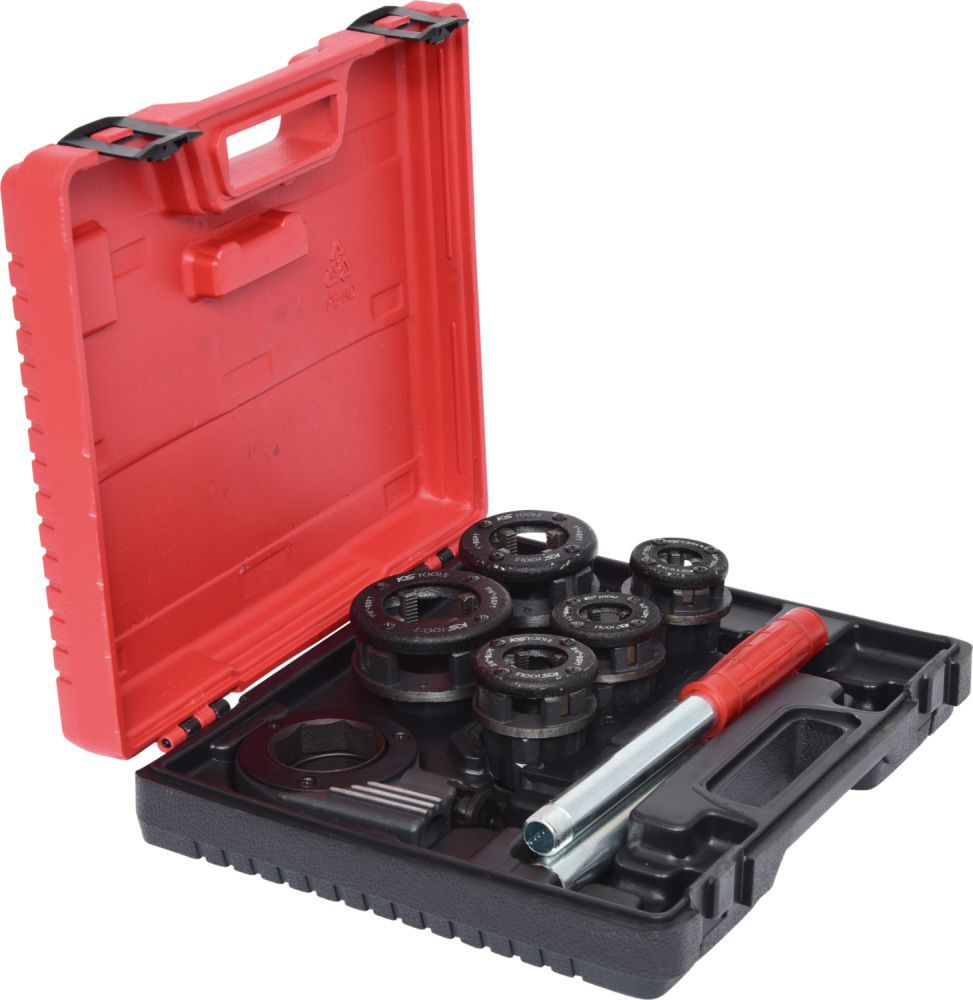 Produktbild KS Tools Gewinde Schneidkluppen Satz 3/8" bis 1 1/4" 8 Teile bild 4