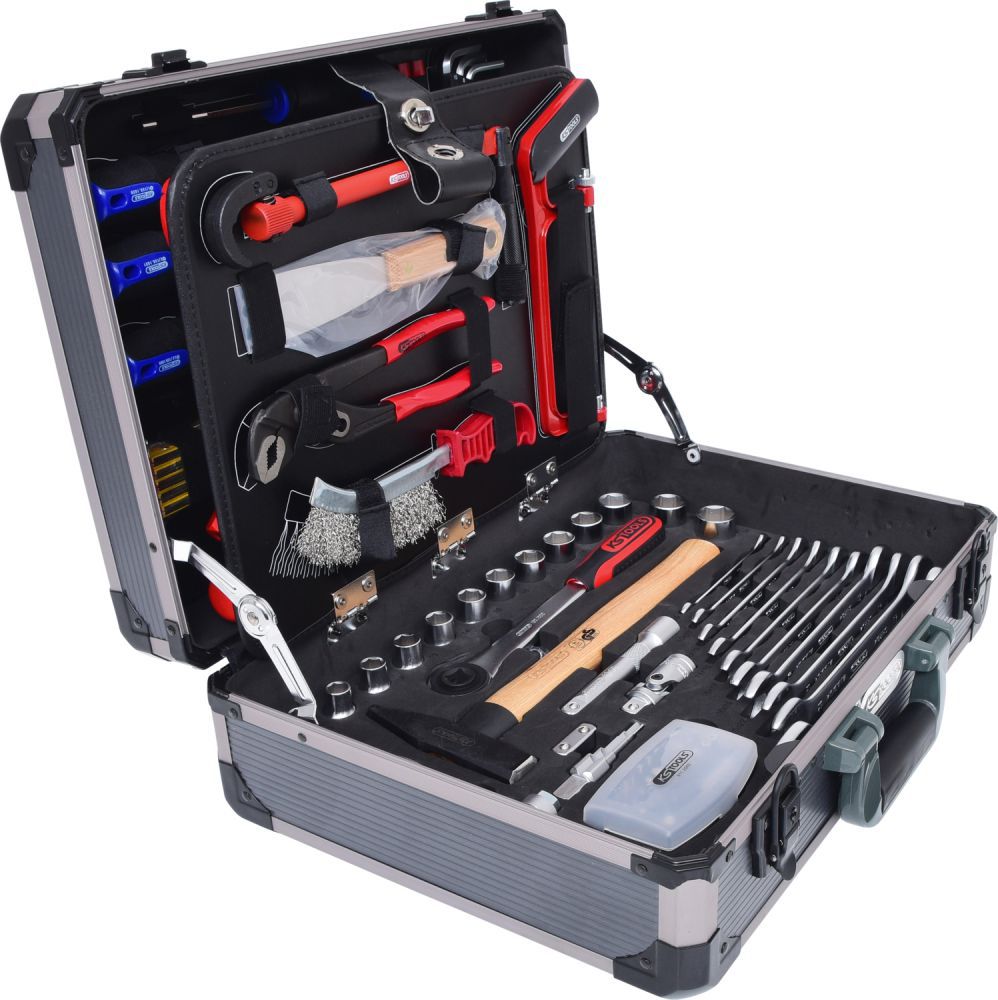 Produktbild KS TOOLS 1/4 Zoll + 1/2 Zoll Sanitär Werkzeugkoffer 95 teilig bild 5