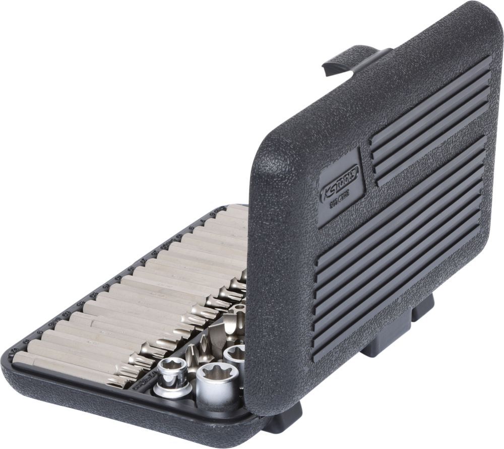 Produktbild KS Tools 1/4 Zoll - 1/2 Zoll Torx Steckschlüssel und Bit Satz 57 teilig bild 2
