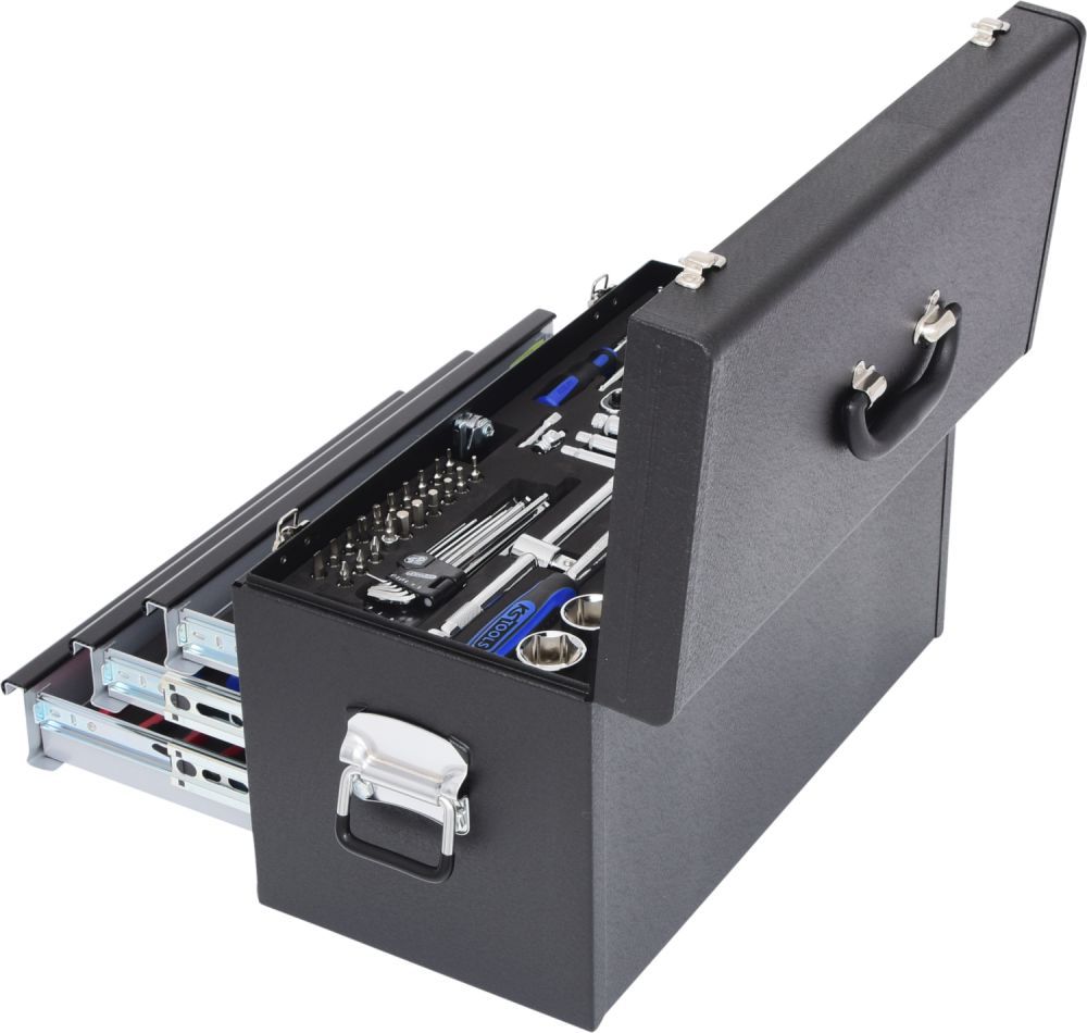 Produktbild KS Tools 1/4 Zoll + 1/2 Zoll CHROMEplus Universal Werkzeug Satz 99 teilig bild 2