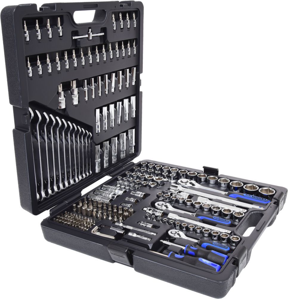 Produktbild KS Tools 1/4" + 3/8" + 1/2" CHROMEplus Steckschlüssel-Satz, 216-tlg. bild 4