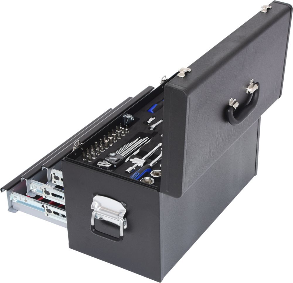 Produktbild KS Tools Universal Werkzeug Satz Chromeplus 99 teilig 1/4 Zoll + 3/8 Zoll bild 2