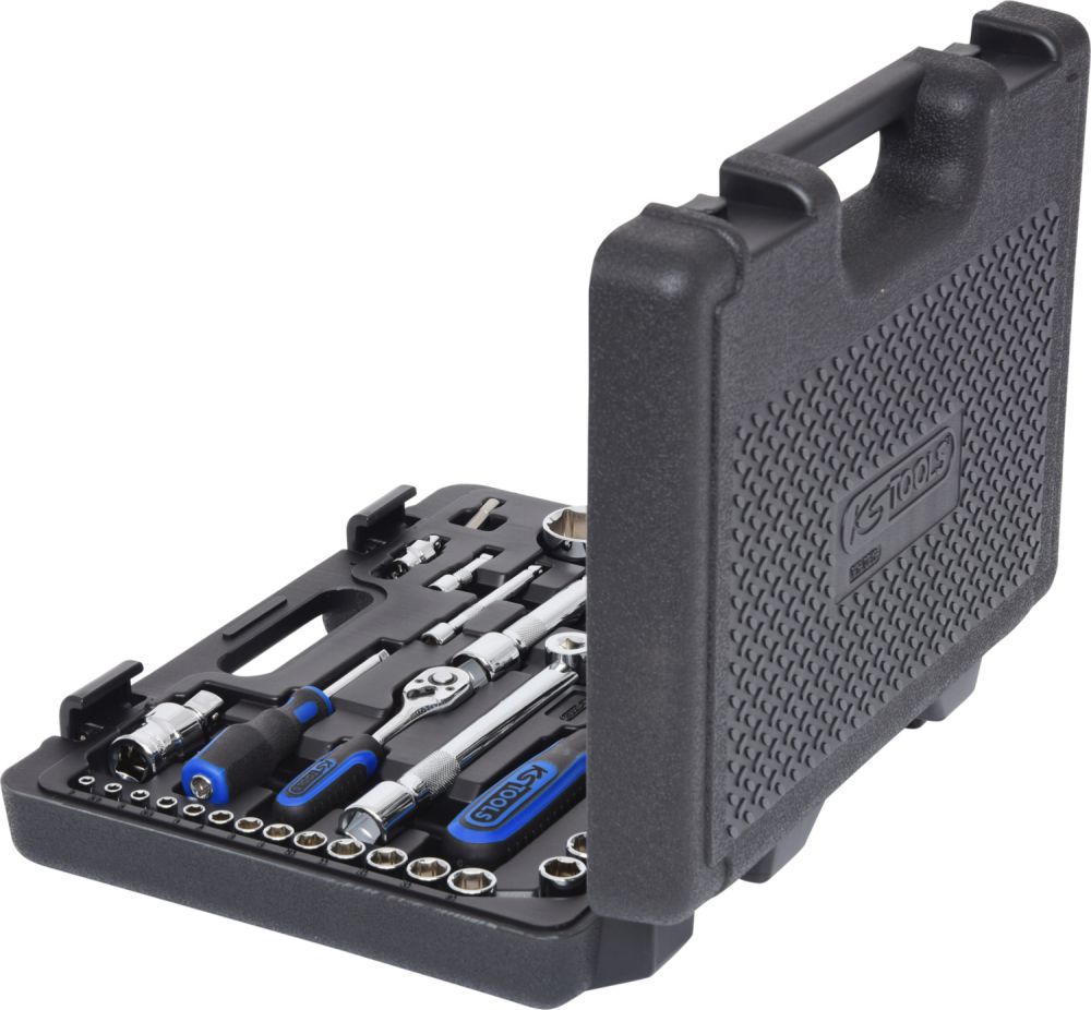 Produktbild KS Tools 1/4 Zollund 1/2 Zoll CHROMEplus Steckschlüssel Satz 78-teilig bild 2