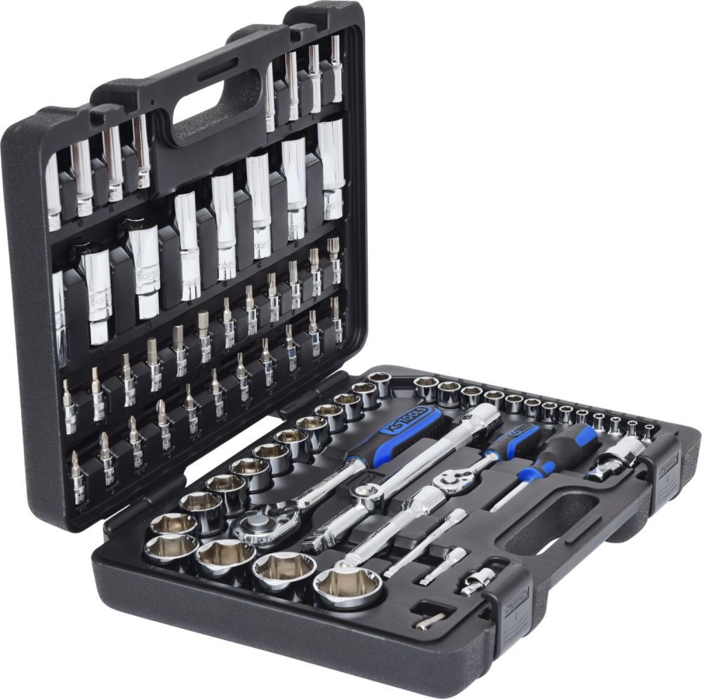 Produktbild KS Tools 1/4 Zollund 1/2 Zoll CHROMEplus Steckschlüssel Satz 78-teilig bild 4