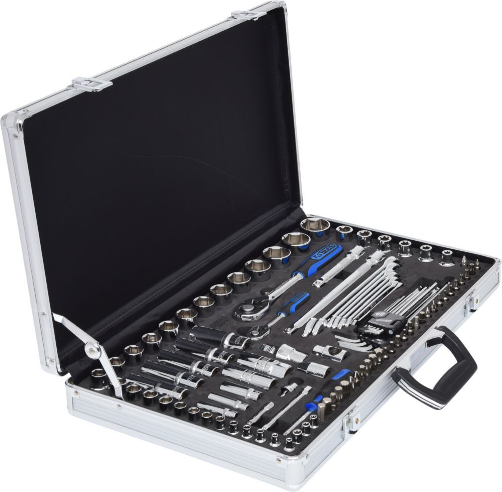 Produktbild KS Tools 1/4 Zoll und 1/2 Zoll CHROMEplus Steckschlüssel Satz 102 teilig bild 4