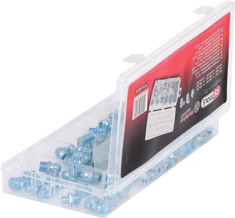 Produktbild KS Tools Sortiment Schmiernippel M6-8-10x1,0 110 tlg. bild 2