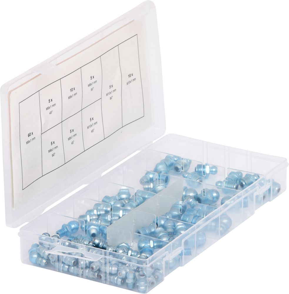 Produktbild KS Tools Sortiment Schmiernippel M6-8-10x1,0 110 tlg. bild 4