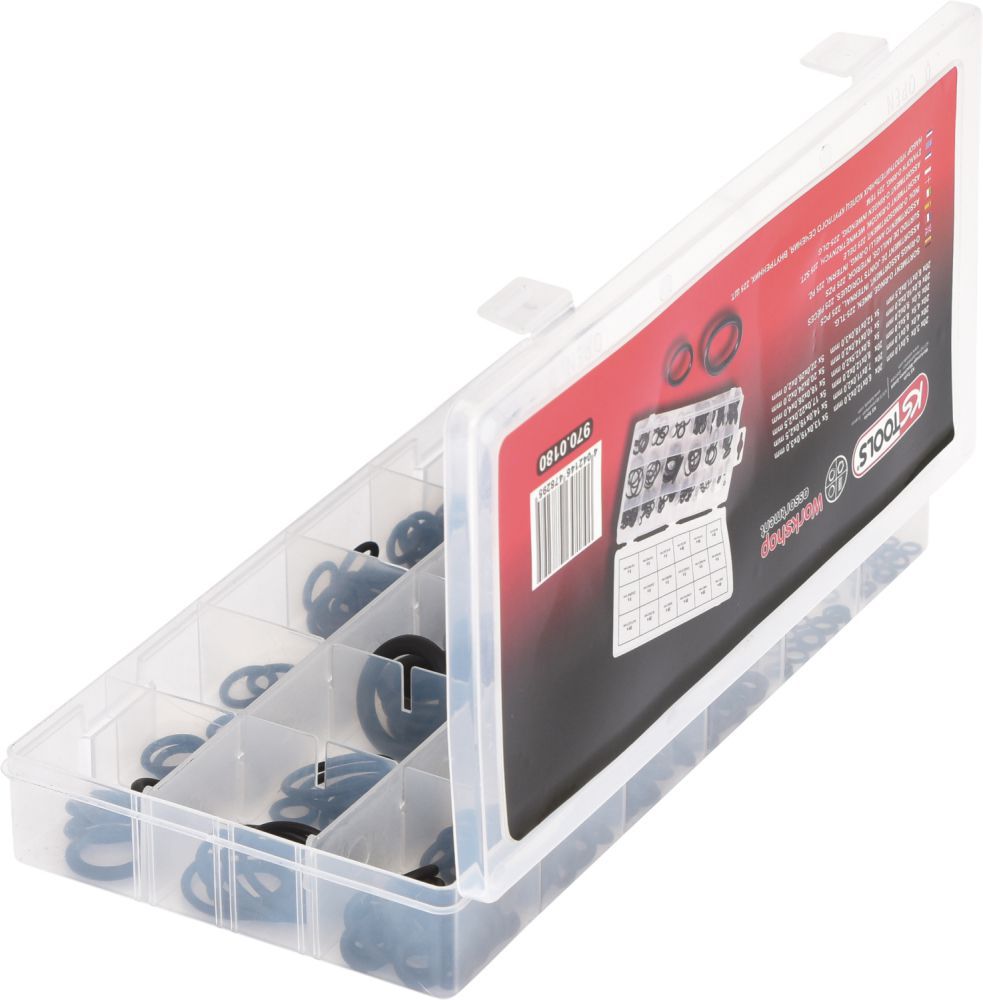 Produktbild KS Tools Sortiment O-Ringe innen Durchmesser 3 - 22mm 225-tlg. bild 2