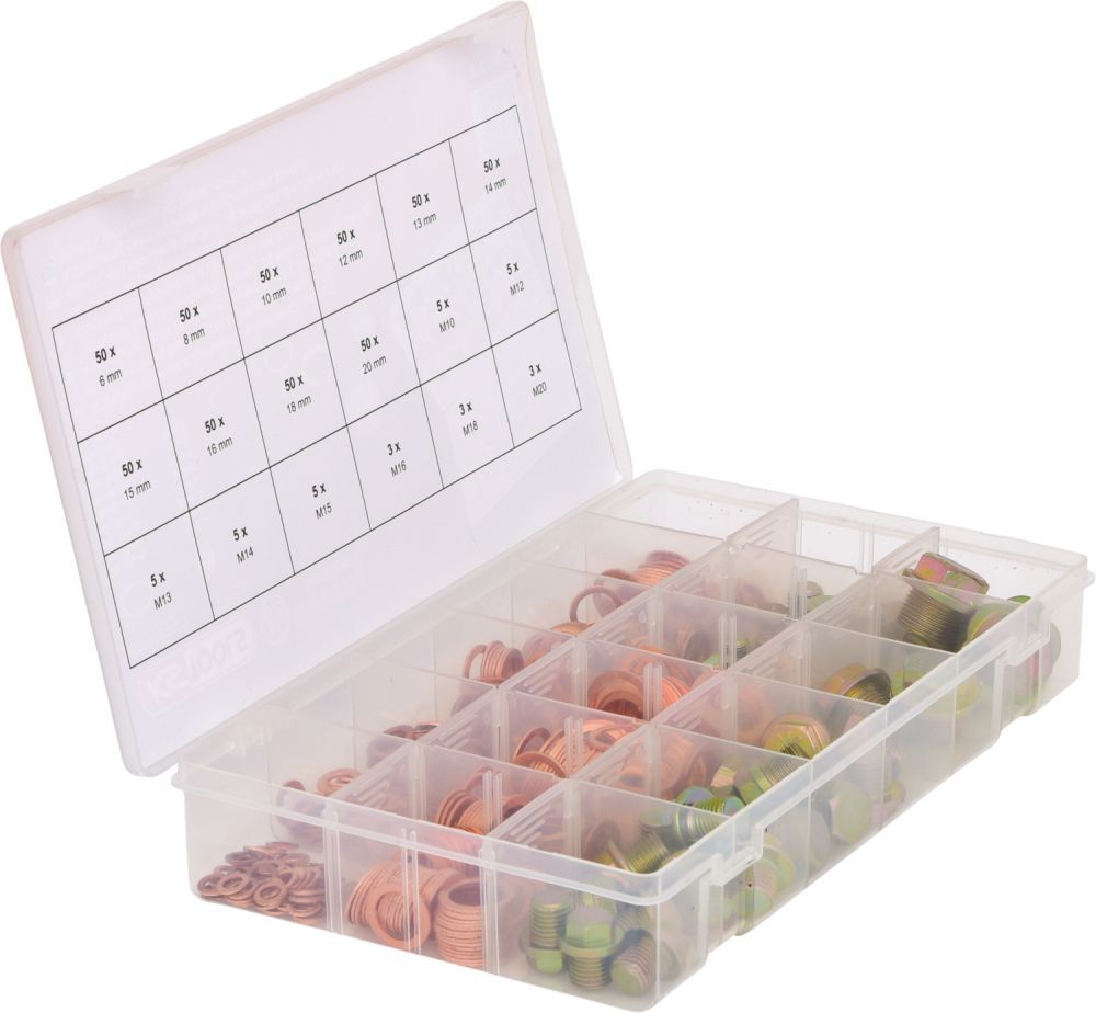 Produktbild KS Tools Sortiment Ölwannenschrauben und Dichtringe 534 tlg. bild 4
