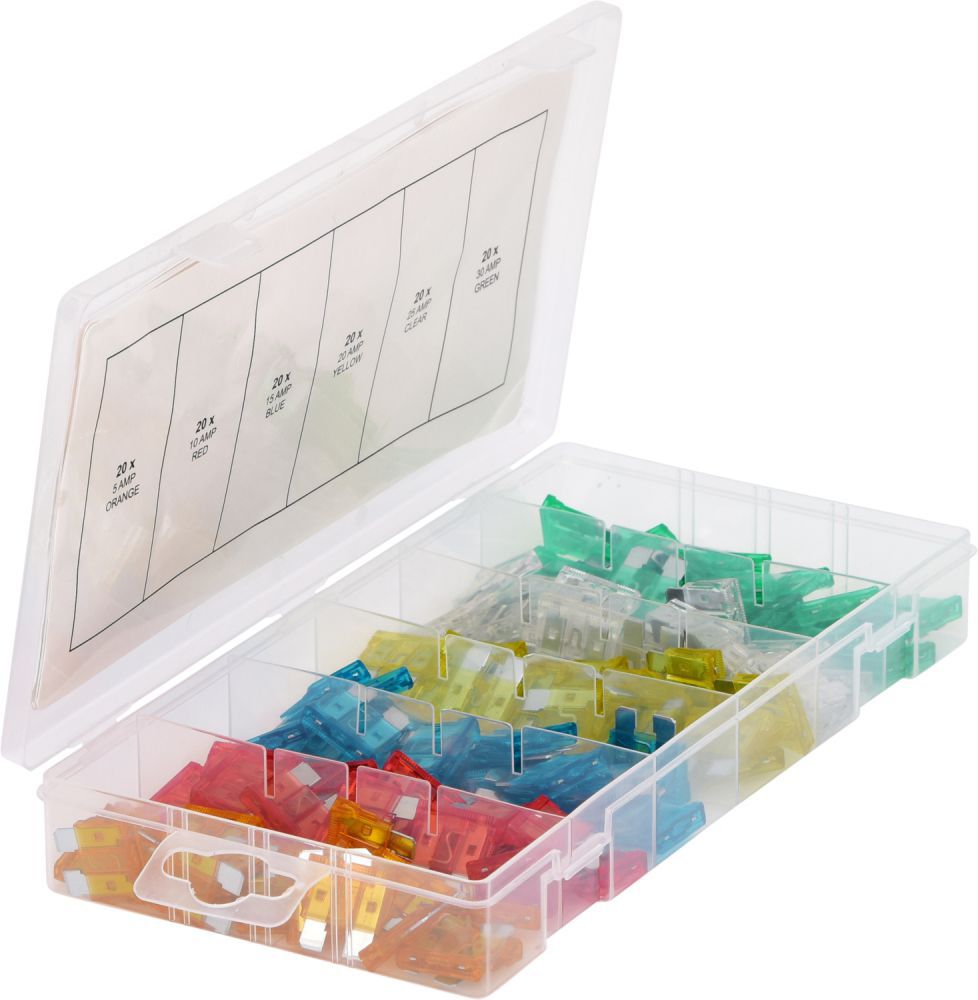 Produktbild KS Tools Sortiment Kfz-Sicherungen,5-30A, Zink, 120-tlg. bild 4