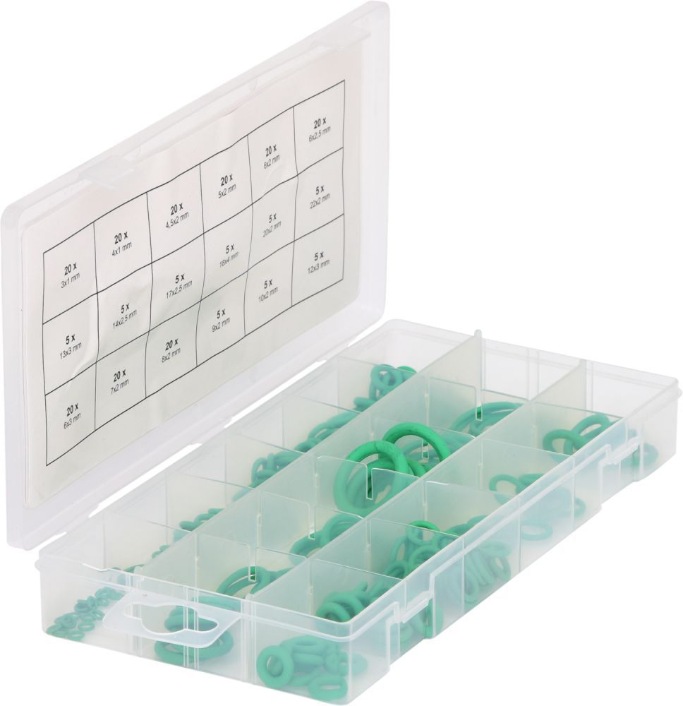 Produktbild KS Tools Sortiment O-Ringe, HNBR, Innen Ø 3-22mm, 225-tlg. bild 4