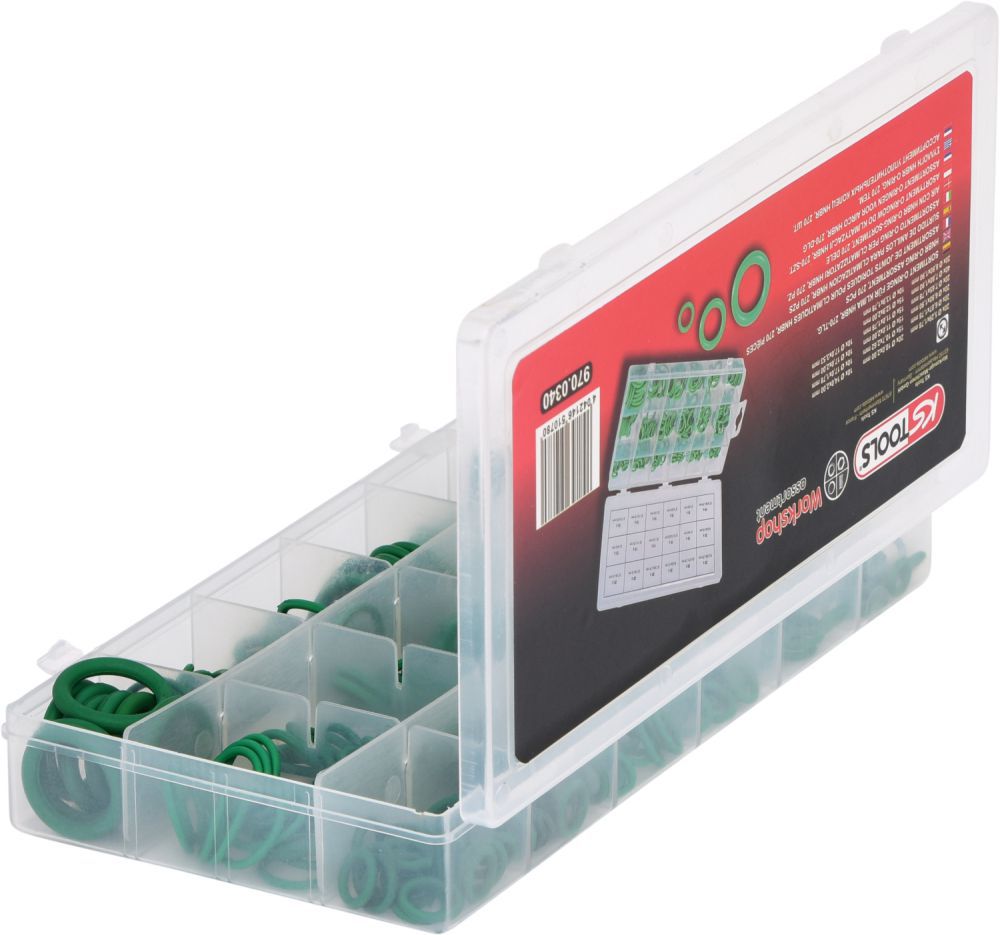Produktbild KS Tools Sortiment O-Ringe für Klima, HNBR, 270-tlg. bild 2