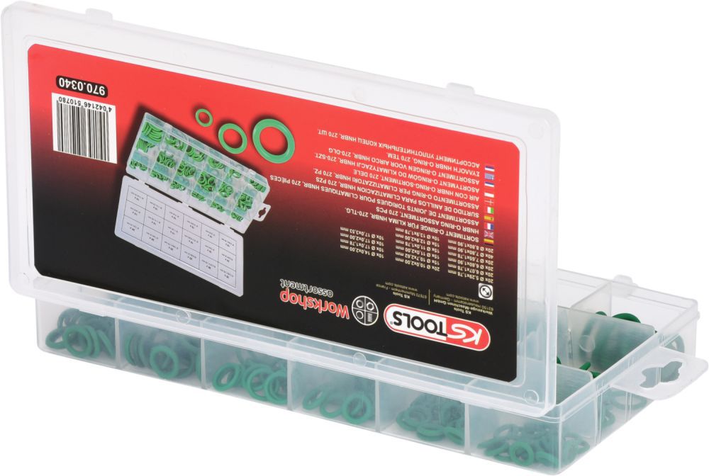 Produktbild KS Tools Sortiment O-Ringe für Klima, HNBR, 270-tlg. bild 3