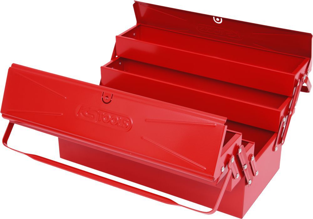Produktbild KS Tools Werkzeugkiste Metall, 5 Fächer, 420mm bild 2