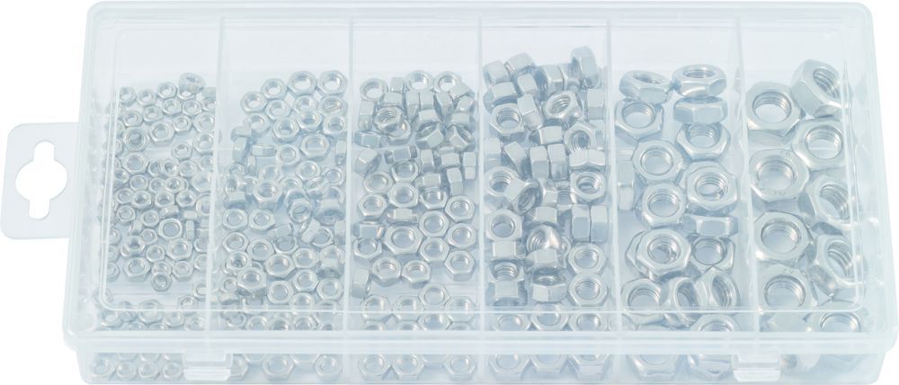 Produktbild KS Tools Sortiment Edelstahl Muttern metrisch 300 Teile bild 3